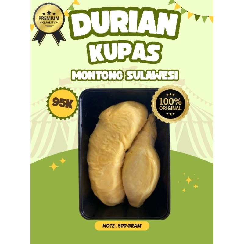 

DURIAN KUPAS FROZEN MONTONG | SULAWESI PREMIUM MURAH