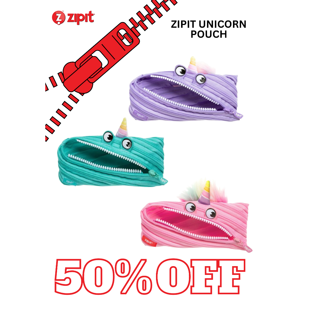

Zipit Unicorn Pencil Case