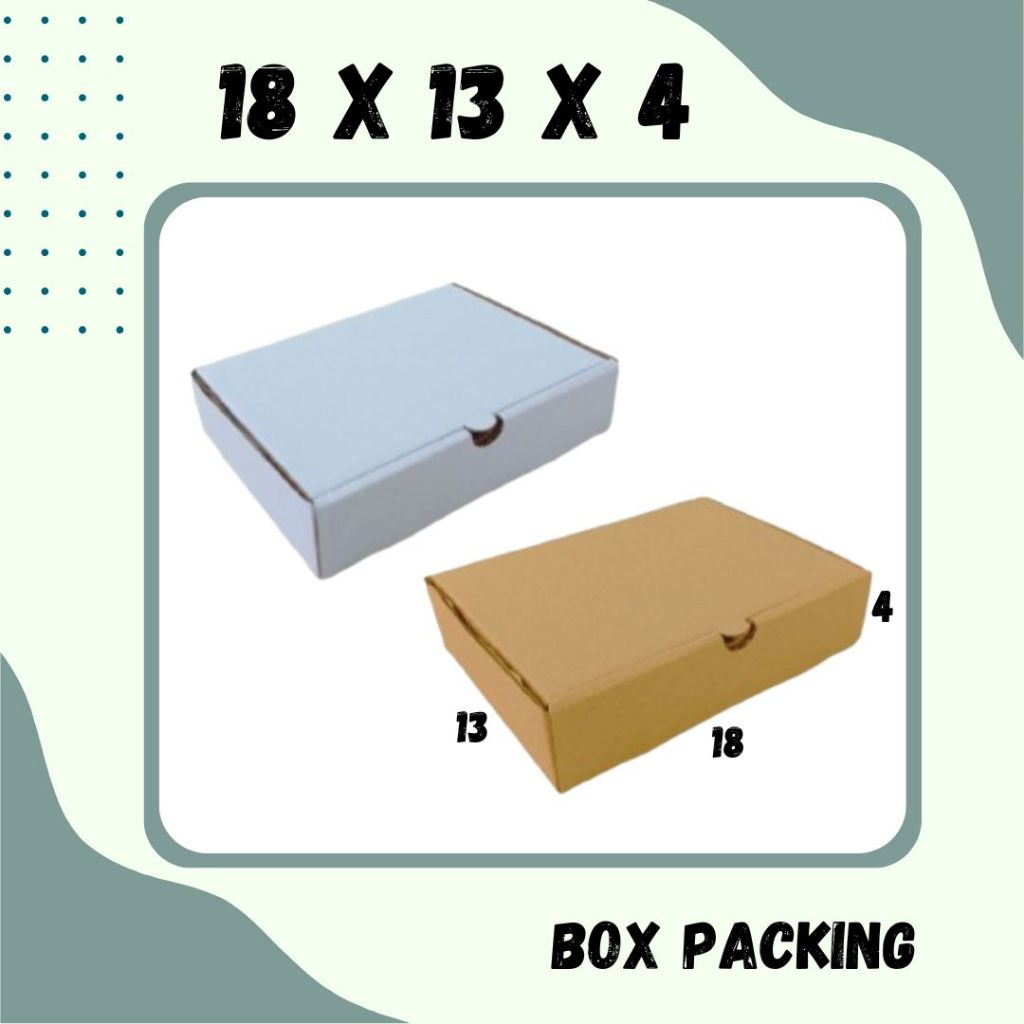 

Box 18x13x4 LD Kotak Kemasan Souvenir Dus Sparepart Bungkus Hampers Tangan Gift Hadiah Aksesoris Kosmetik Madu