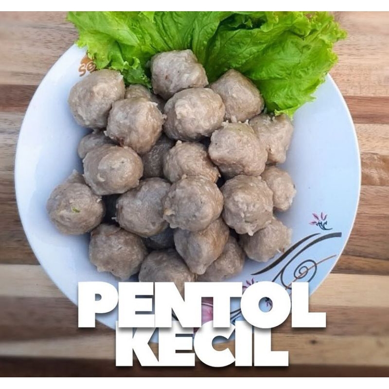 

pentol kecil isi 25