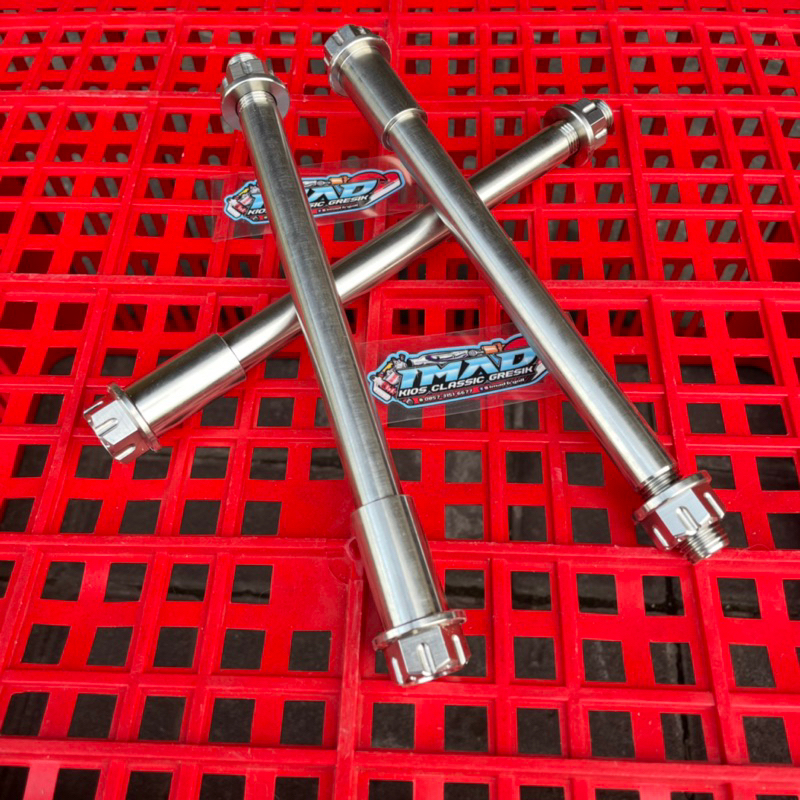 AS RODA DEPAN NINJA MUR BAUT PROBOLT BAHAN STAINLES HANDMADE DETAIL BAGUS
