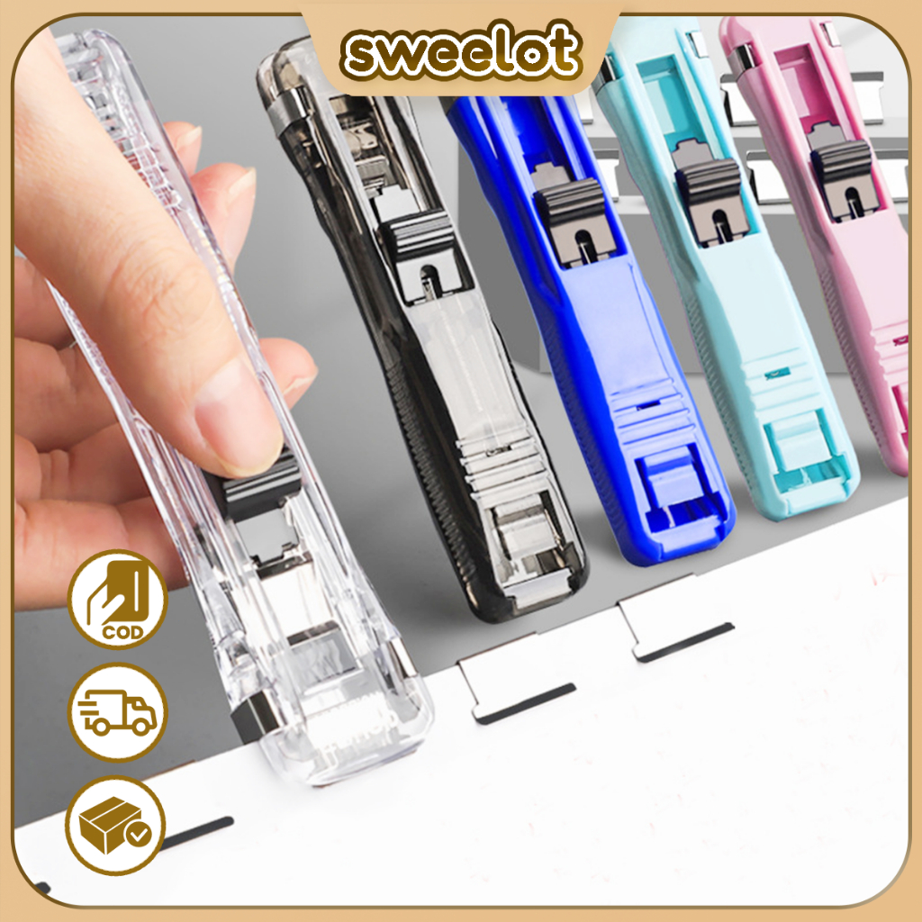 

Klip Penjepit Dorong Penjepit Dorong Lembar Ujian Dokumen Gulungan Kertas Desain Estetik Klip Stapler Stapler Pengunci Mini Tempat Penyimpanan Transparan