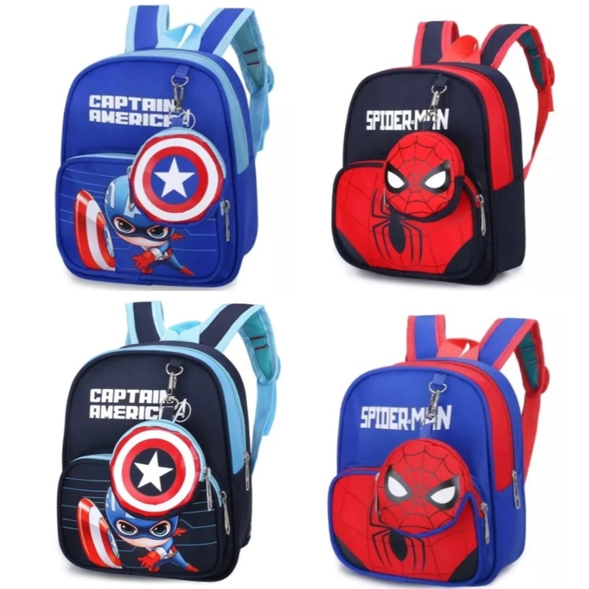 Tas Sekolah Mini 3D Anak Lucu Karakter