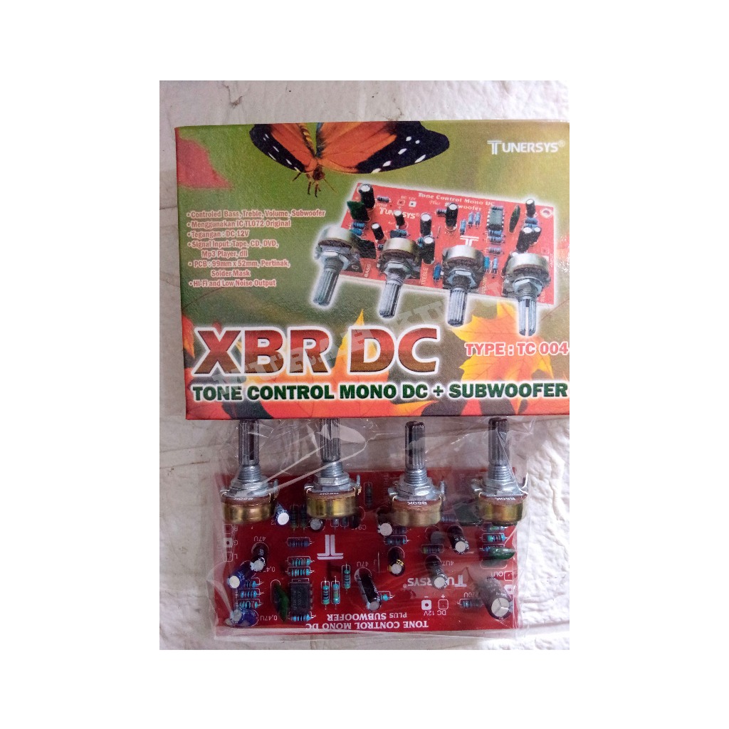 KIT TONE CONTROL MONO XBR DC TUNERSYS TC-004 - SUBWOFER