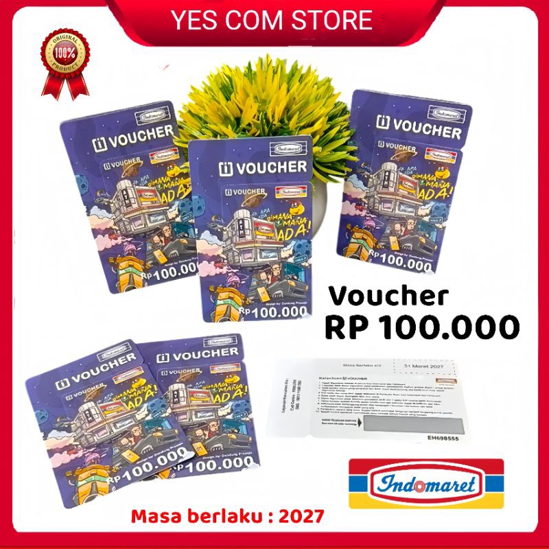 VOUCHER INDOMARET RP 100 RB GIFT HADIAH