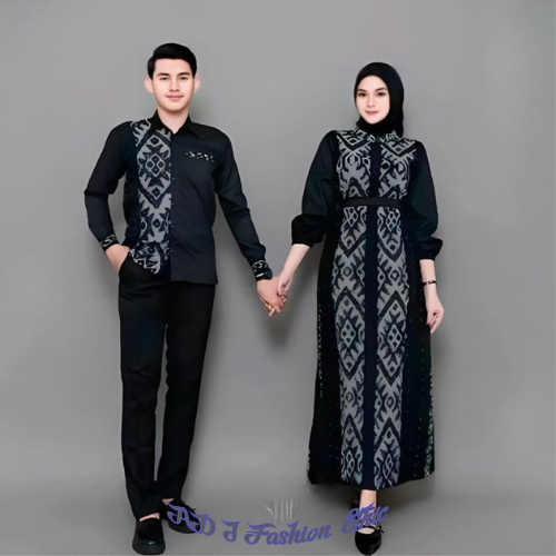 Set Couple Tenun - Set baju Kondangan -Couple Kondangan -Baju tenun