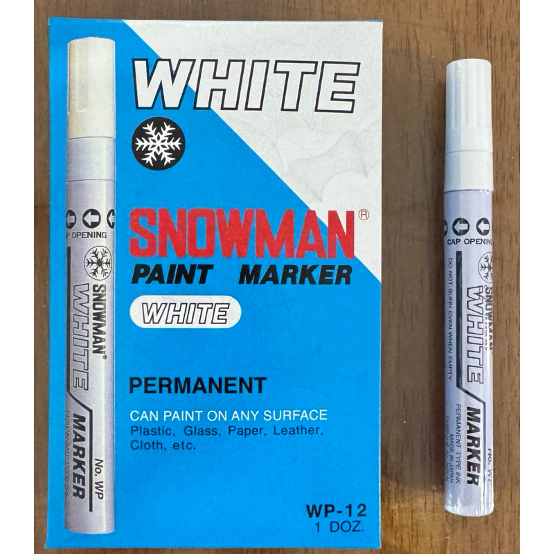 

Spidol Snowman Paint Marker Putih