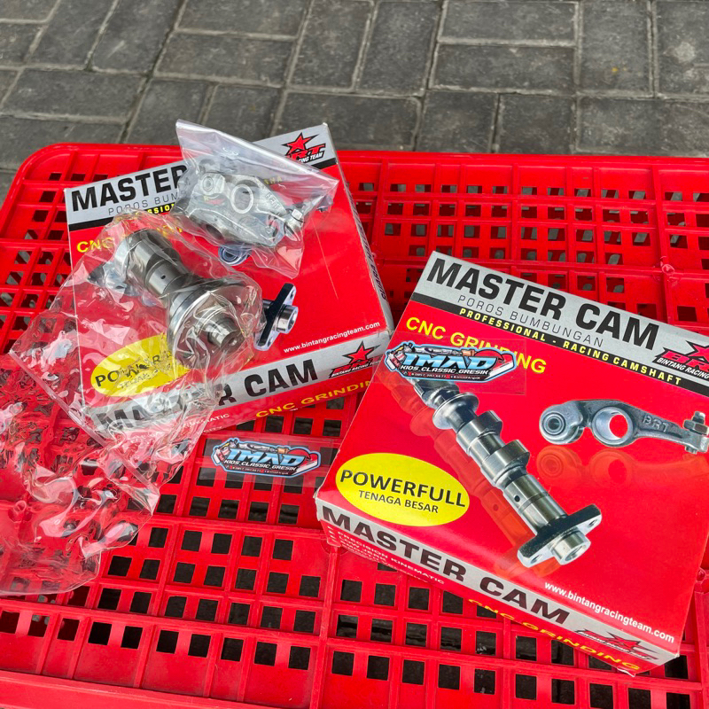 MASTER CAM NOKEN AS SET TEMLAR RRA 17 LOLER BRT RACING TYPE T1 / T2 PNP HARIAN HEREX CB , GL , MP , 