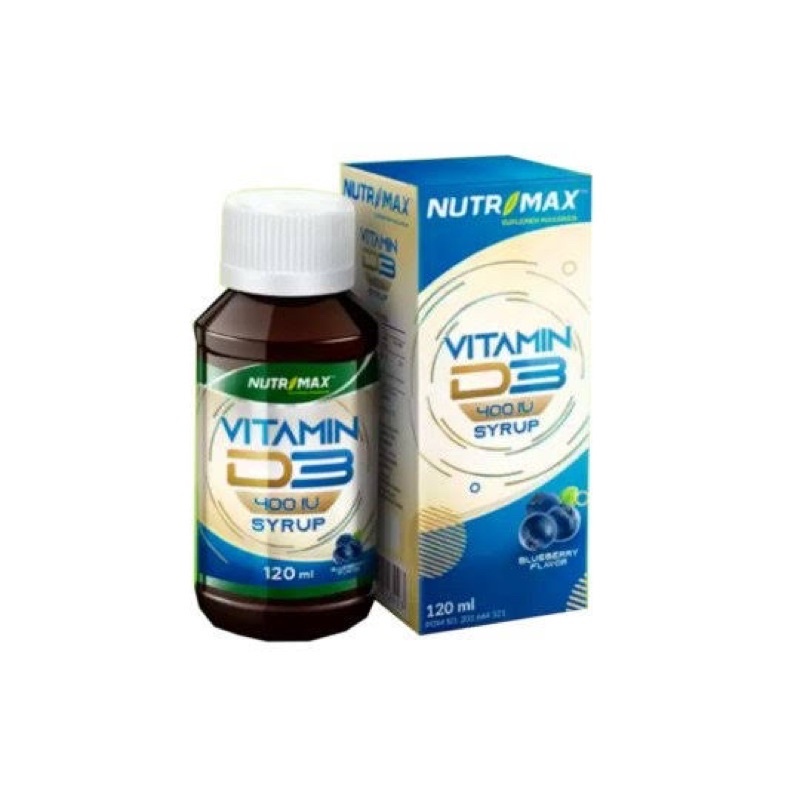 Nutrimax Vitamin D3 400IU Syrup / Vitamin D3