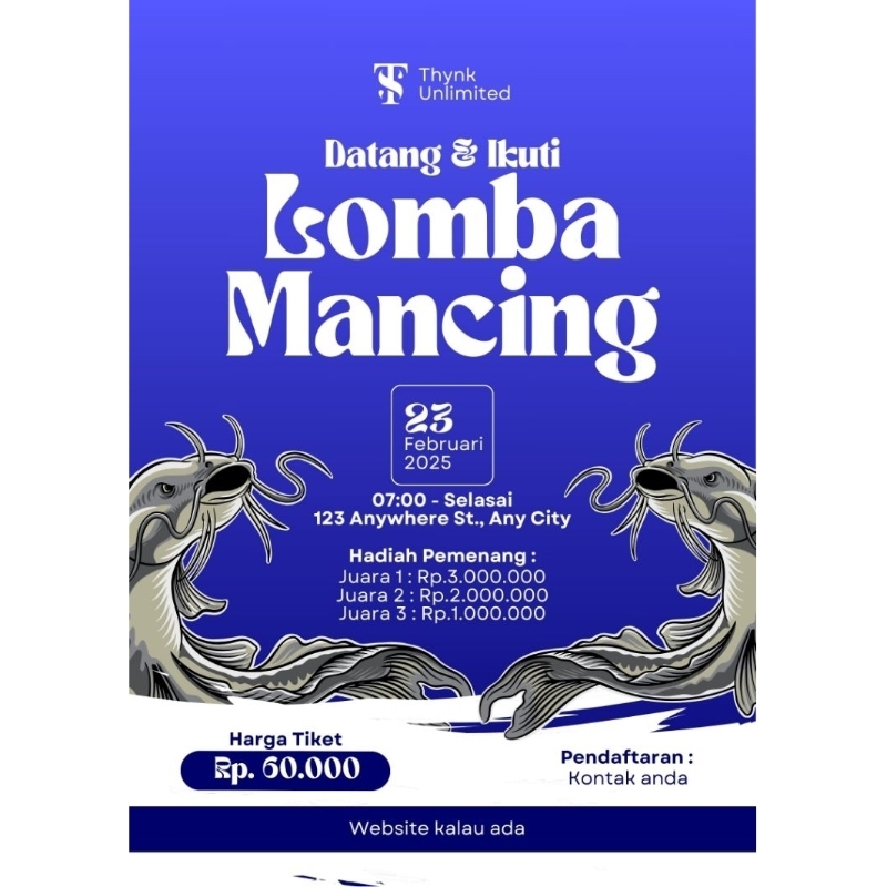 Poster Lomba Mancing Digital