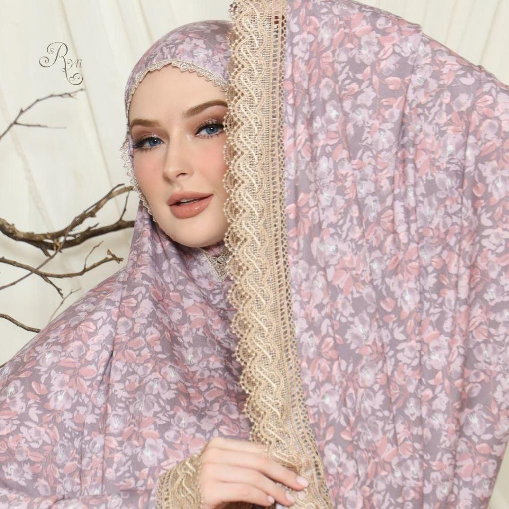 Mukena Dewasa Jumbo Premium Travel Travelling Mukena RYN Rayyan Ori Original 100% Katun Rayon Twill 