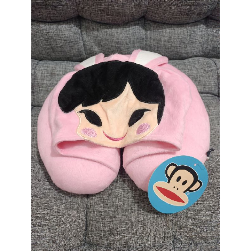 Bantal leher banler topi Paul Frank original