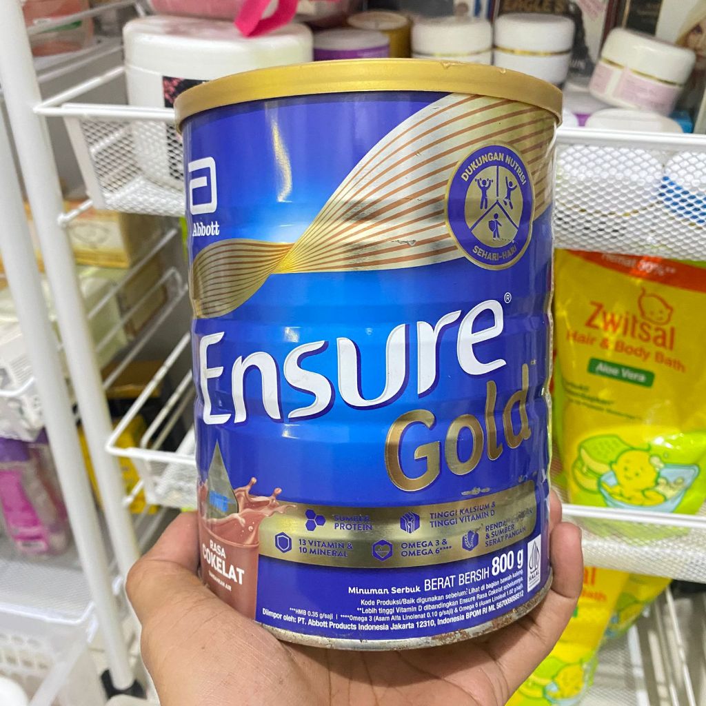 

Ensure Gold 800 gr Susu Nutrisis Dewasa Rendah Laktosa
