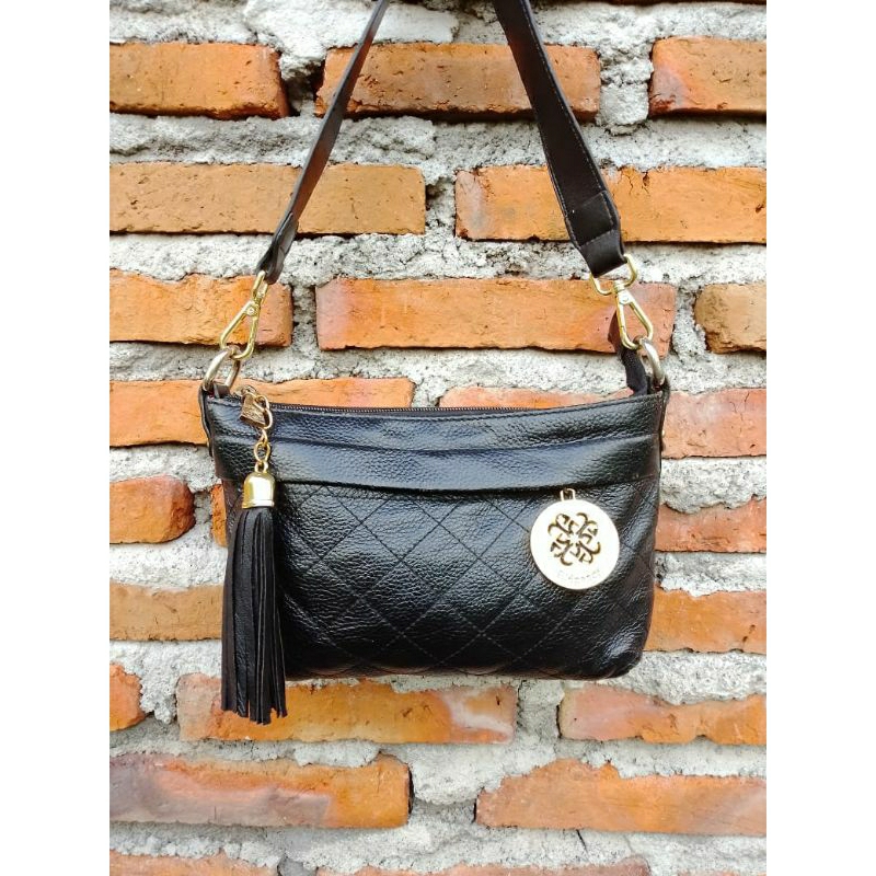 Tas Ketek/Shoulderbag Elegance Kulit Asli