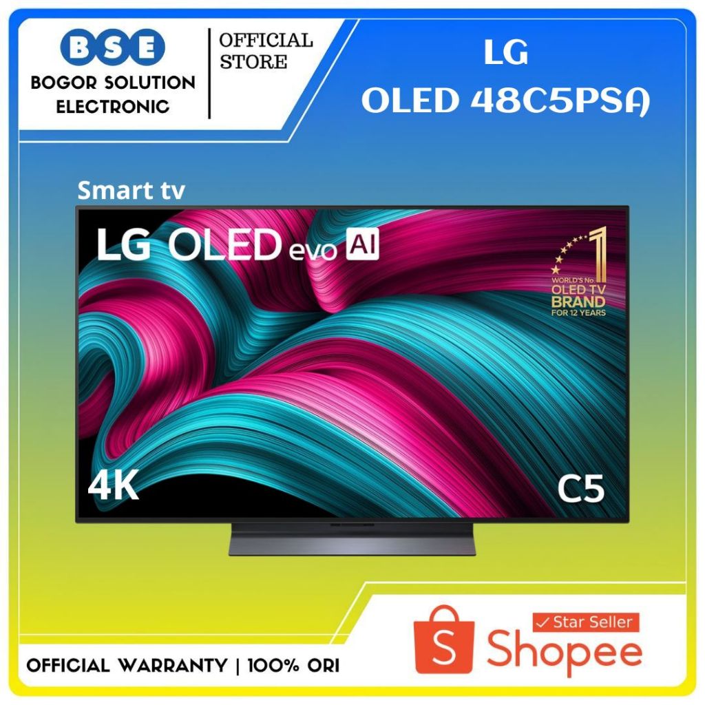 TV OLED 48 Inch LG OLED C5 LG 48C5 OLED 48C5PSA 4K Smart TV Pengganti 42C4