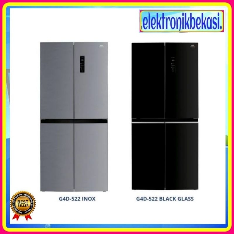 KULKAS GEA G4D 552 / KULKAS SIDE BY SIDE GEA G4D 522 BLACK / KULKAS SBS GEA G4D 522 INOX