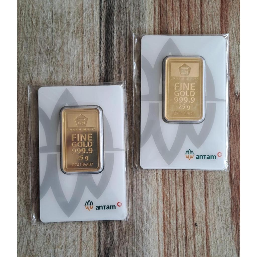 Logam Mulia Emas Antam 25 gram Press Certieye LM