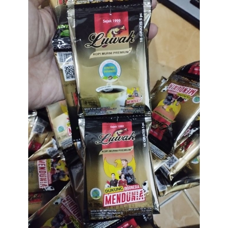 

kopi luwak hitam murni 1 renteng 15 sachet