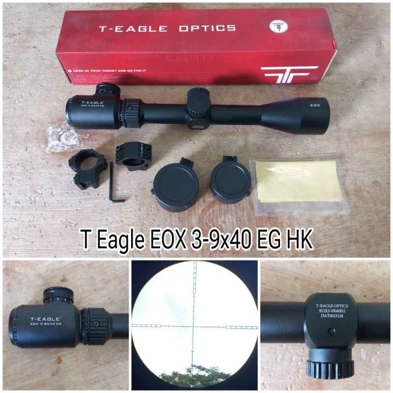 Telescope T Eagle EOX 3-9x40 EG HK Reticle / Teleskop T Eagle Murah Berkualitas/ T Eagle EOX