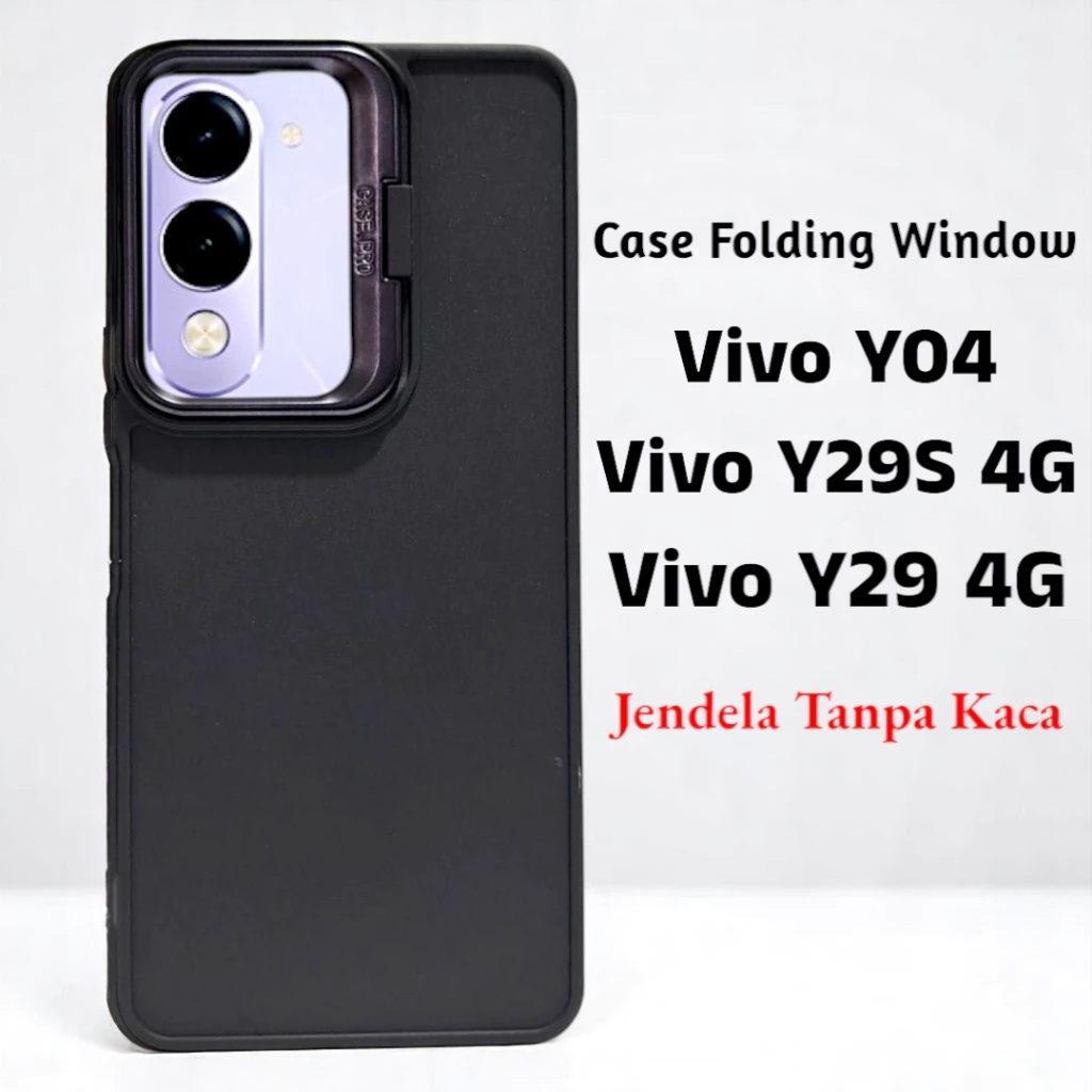 Case Vivo Y29 4G - Y29S - Y04 Softcase FOLDING WINDOW MACARON Casing Case Hp Vivo Y29 4G - Y29S - Y0