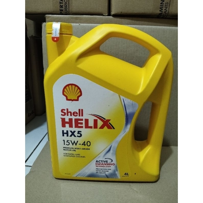 OLI MESIN MOBIL SHELL HX5 15W-40 4L | OLI SHELL