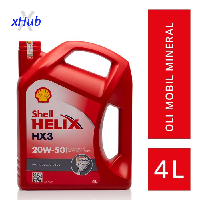 Shell Helix HX3 20W-50 4 Liter