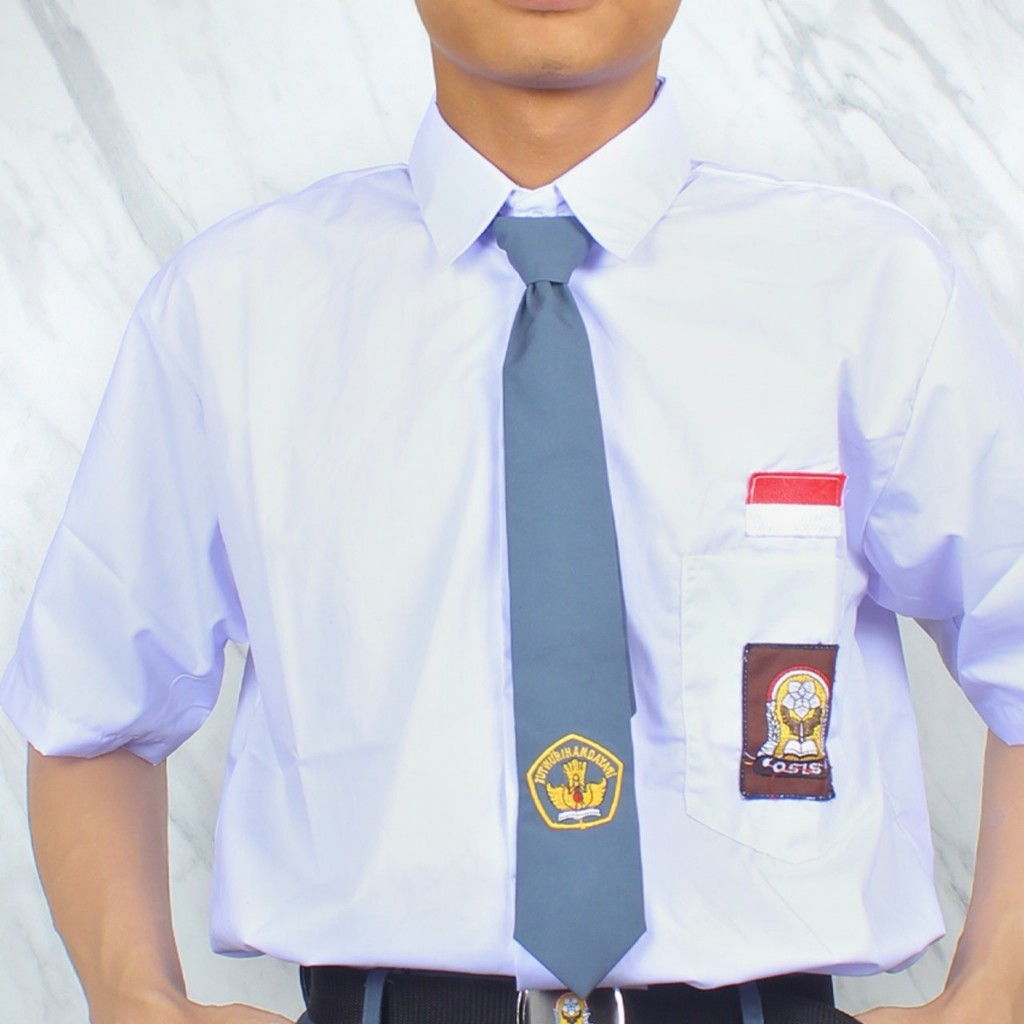 Grosir Seragam Sekolah Baju Putih Kemeja Sma Lengan Tangan Pendek Perempuan Laki Laki Pria Wanita