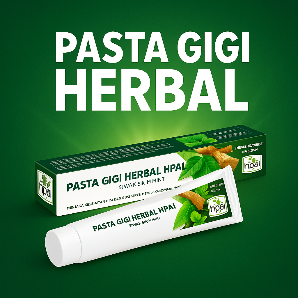 Pasta gigi Herbal HNI HPAI  - Pgh HNI  - odol siwak - propolis - sensitif - cengkeh