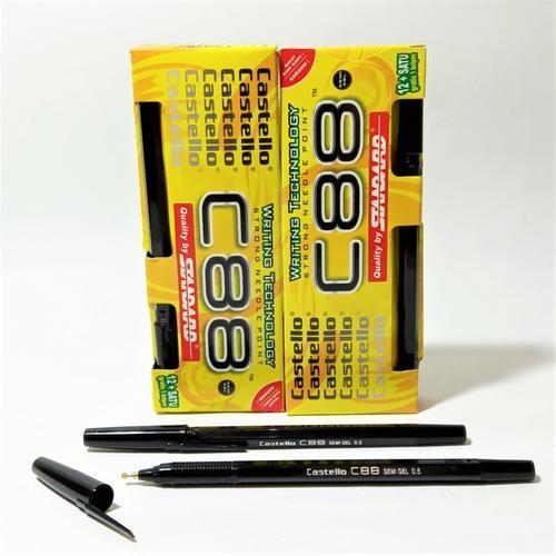 

Pulpen/Ballpoint/Pena Castello C88 Hitam Standard 1 pak isi 13 pcs