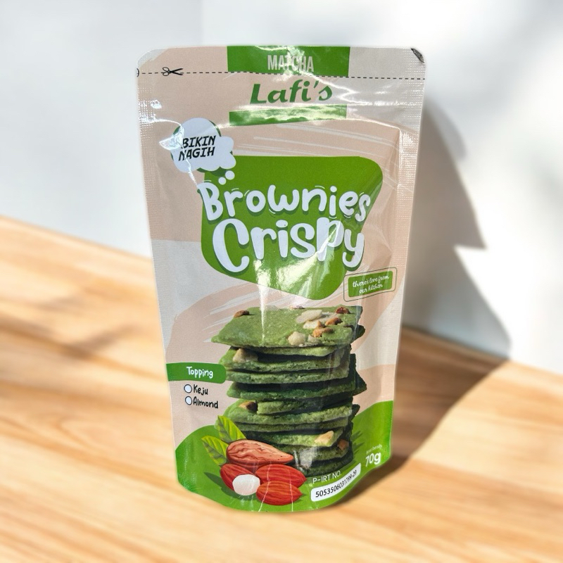 

Brownies Crispy Matcha