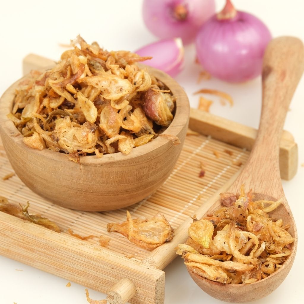 

100persen Bawang goreng asli tanpa tepung brebes premium 250gr