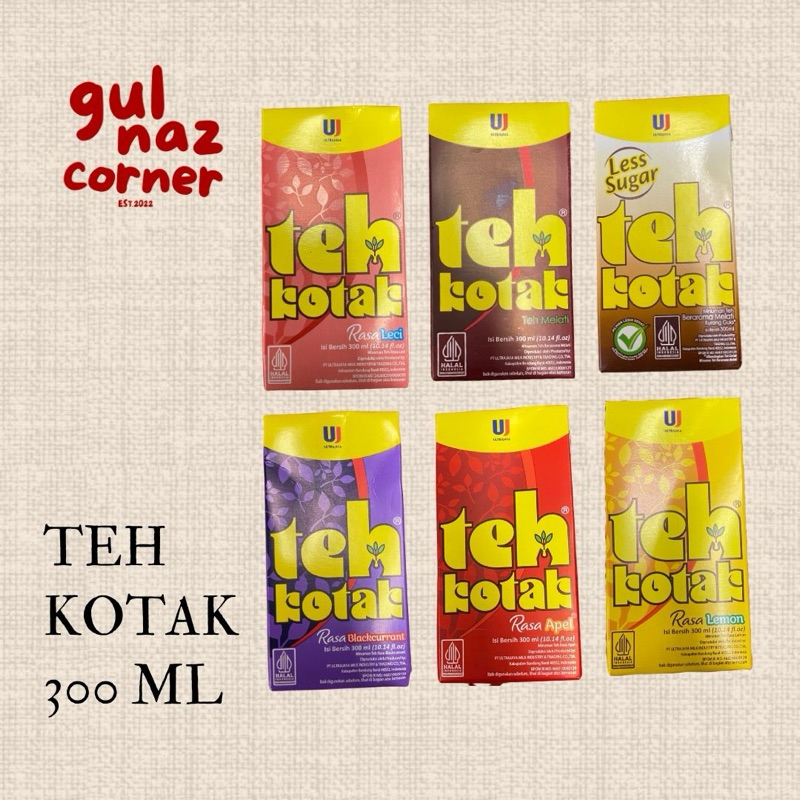 

[FREE BUBBLE WRAP] TEH KOTAK 300 ML ALL VARIANT