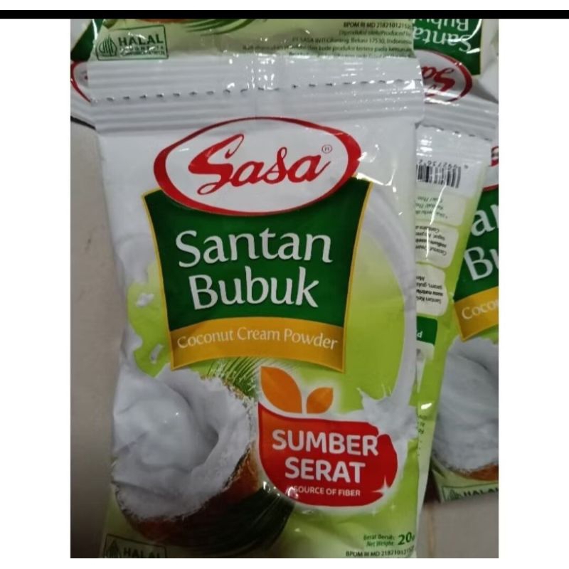 

Sasa santan kelapa bubuk 20 gr coconut cream krim powder