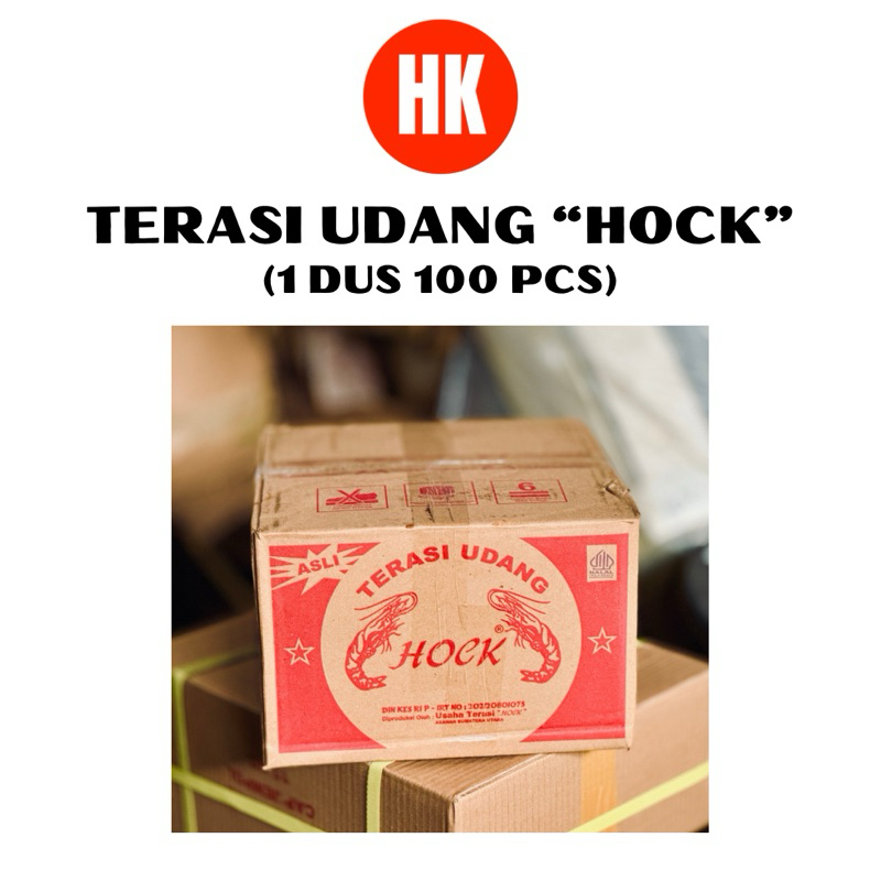 

TERASI HOCK 1 DUS (100 PCS x 150 GR) - BELACAN