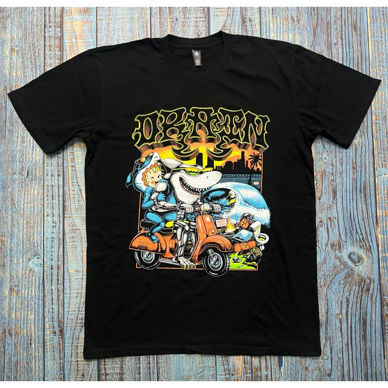 Kaos T-Shirt Band Drain - Street Shark Official Merchandise
