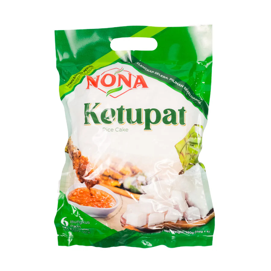 

Nona Ketupat Besar Ketupat Instant Rice Cake 780gr isi 6pcs