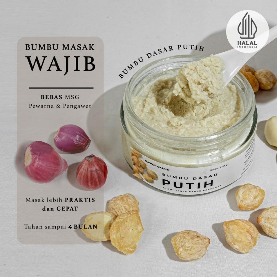 

Bumbu Dasar Putih Merah Kuning Serbaguna by BAWANGKEUN BUMBU Masak Instan Tumis Soto Nasi Goreng