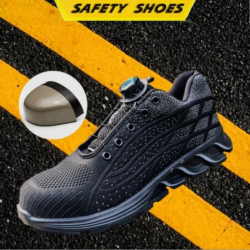 sepatu kerja proyek safety sport tali putar