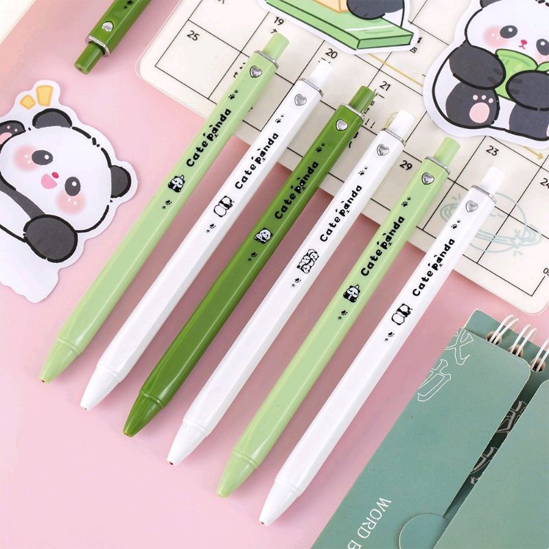 

Pulpen Gel Mekanik 0.5MM Motif Panda Alat Tulis Sekolah dan Kantor / Gel Pen Pena Cetek Bentuk Persegi Panda Lucu Pulpen Gel Pena Sanrio Kucing Carton Lucu Tinta Hitam 0.5mm Aesthetic pena kucing kucing persegi dengan penampilan tinggi pena gel tekan cod