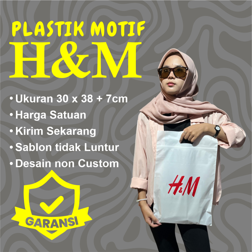 

Plastik Klip Pound H&M, - Size 30x38+7cm Plastik H&M, Kantong H&M, Plastik H&M, Kantong H&M, Plastik ZARA, Plastik Uniqlo, Plastik Klippound, Plastik Custom, Plastik Motif
