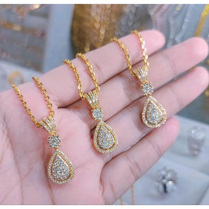 GROSIR XUPING MEDAN Kalung liontin labu gold 24k
