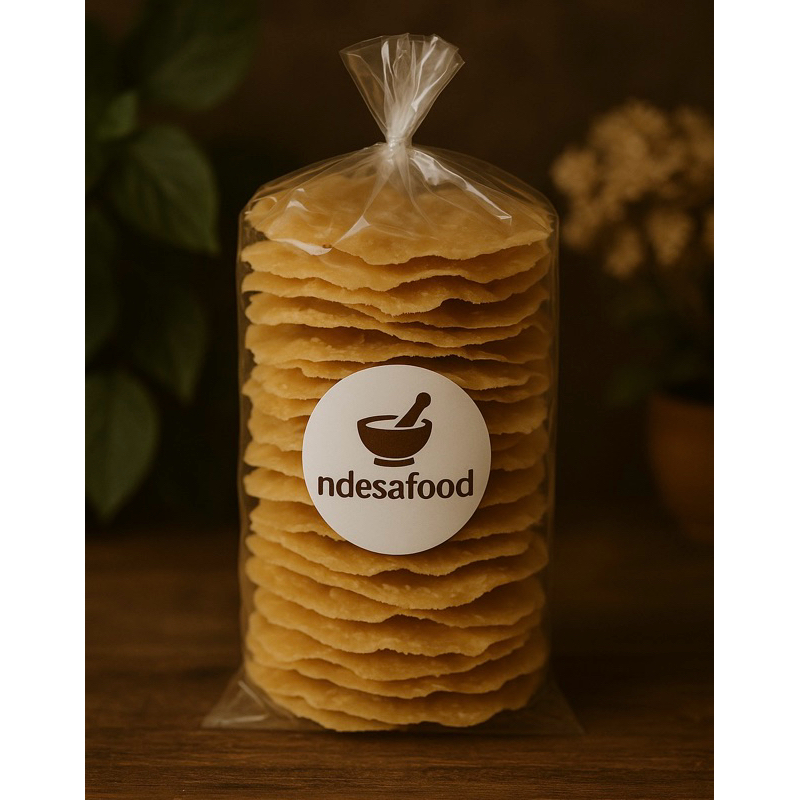 

Emping melinjo jumbo tutup SUPER QUALITY 500 GRAM