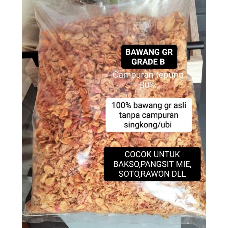 

1KG Bawang merah goreng grade B enak murah