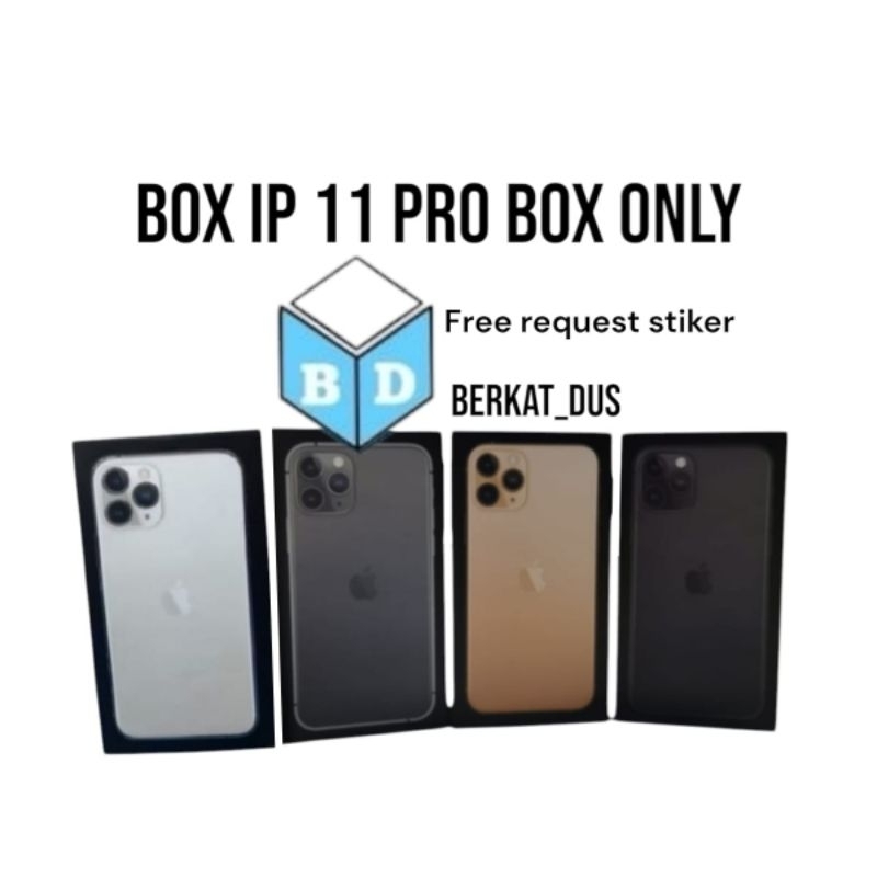 

BOX/KOTAK 11 PRO BOX ONLY, WARNA LENGKAP