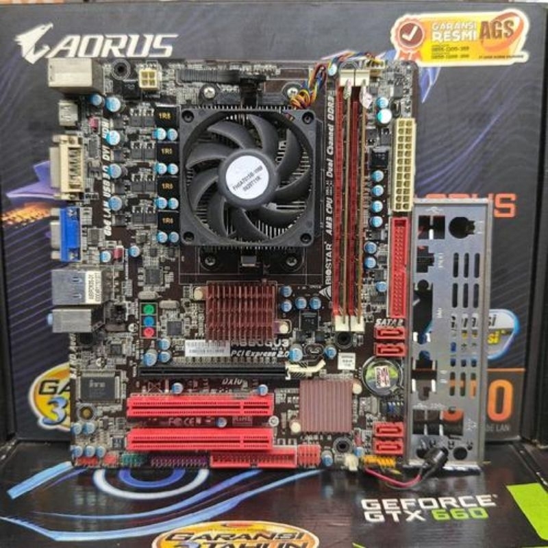 Motherboard AMD Biostar Socket AM3 Processor PHENOM II X4 945 Memory RAM 8Gb DDr3