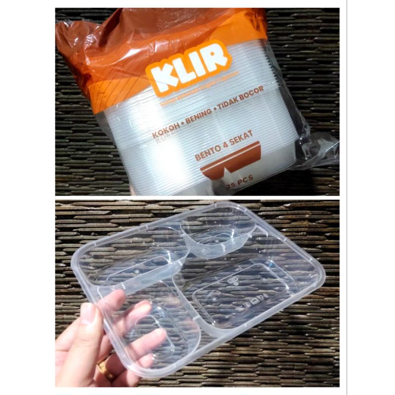 

Thinwall bento 4sekat