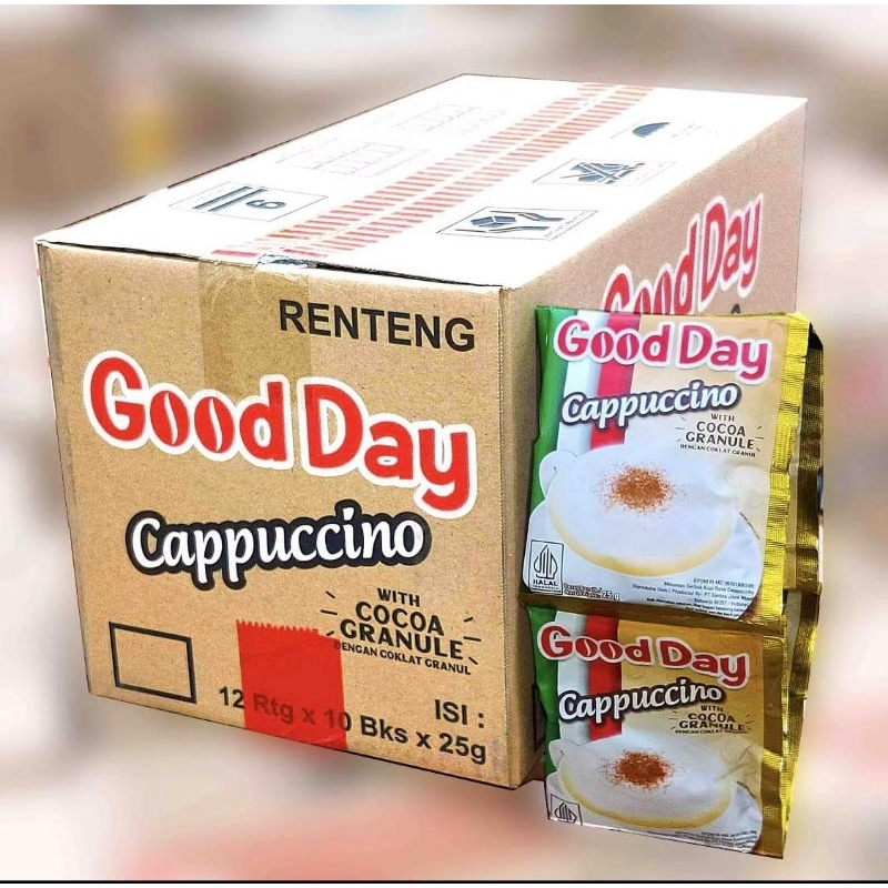 

Good Day Capucino 1 dus isi 12 renceng