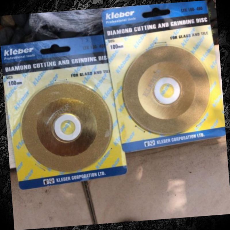 mata gerinda potong dan poles Kaca Kleber 4 inch