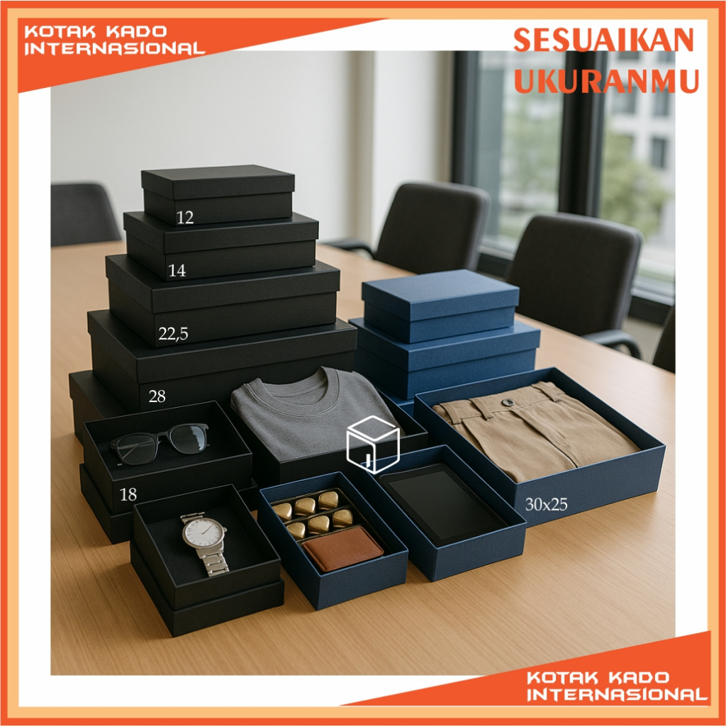 

Kotak Kado HARDBOX keras kokoh kuat gaya GIFTS ADA Ukuran masukkan Keranjang