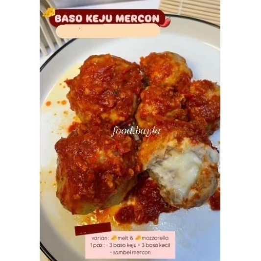 

Bakso molorr mozzarella & meltt